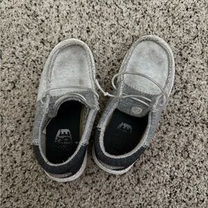 Hey Dude Kids Gray Tri Toned Hey Dudes